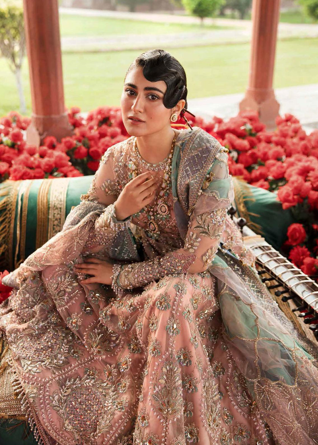 Afrozeh Embroidered  Suits Unstitched 3 Piece AF22B 005 Mahtab - Bridal Collection