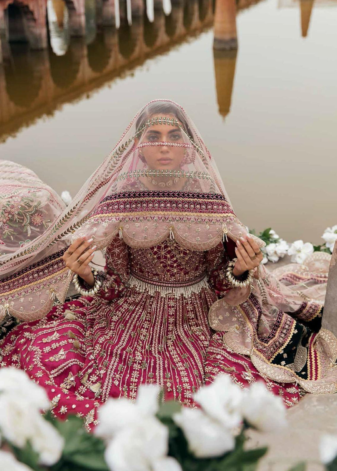 Afrozeh Embroidered  Suits Unstitched 3 Piece AF22B 006 Jabeen - Bridal Collection