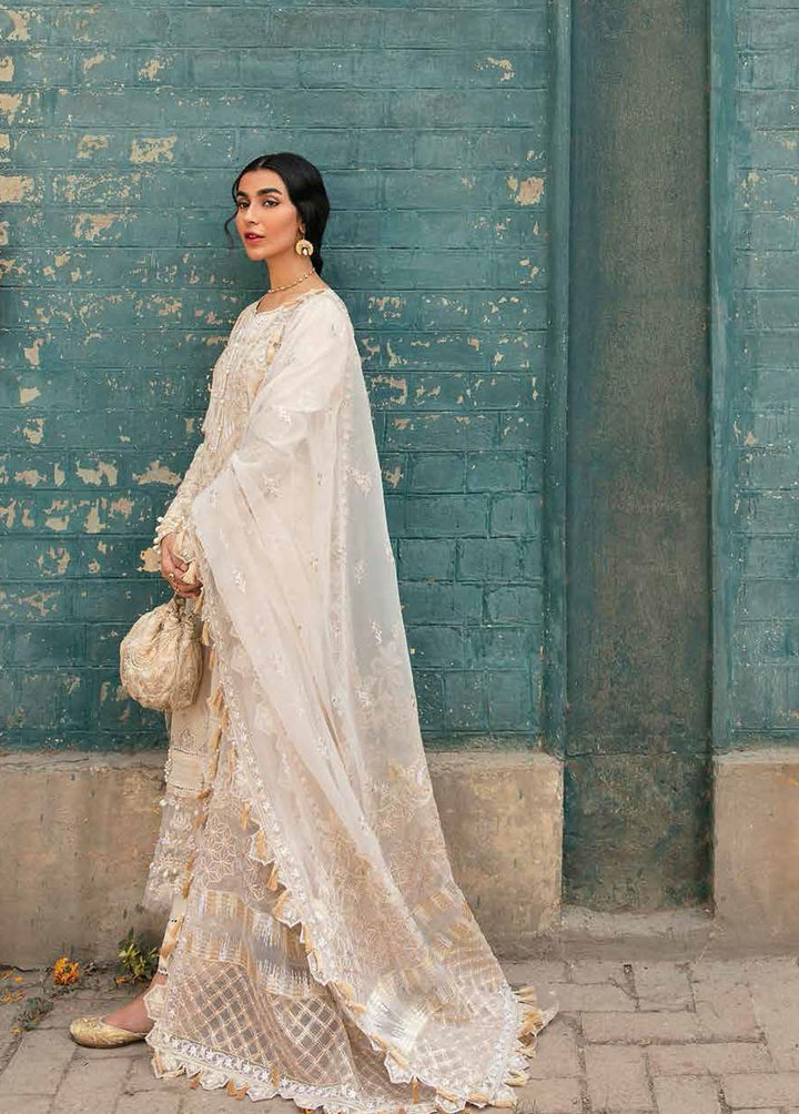 Dhoop Kinara By Afrozeh Embroidered  Suits Unstitched 3 Piece AF22DK 02 Mehtab - Luxury Formals Collection