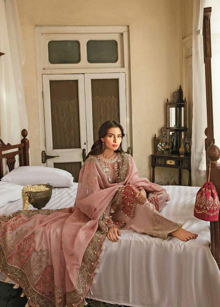 Dhoop Kinara By Afrozeh Embroidered  Suits Unstitched 3 Piece AF22DK 05 Gul Afshan - Luxury Formals Collection