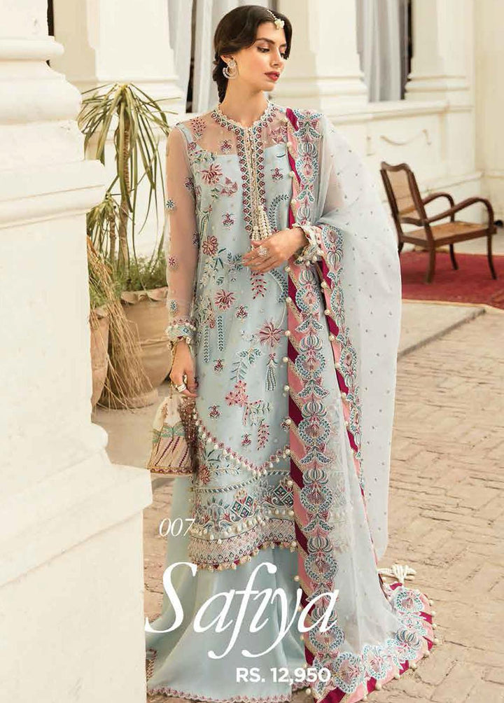 Dhoop Kinara By Afrozeh Embroidered  Suits Unstitched 3 Piece AF22DK 07 Safiya - Luxury Formals Collection