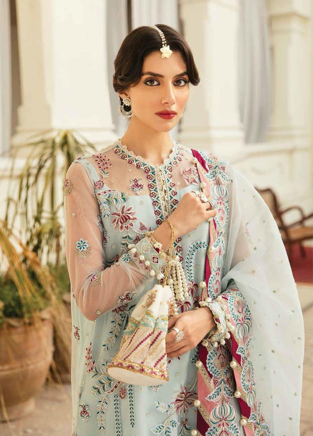 Dhoop Kinara By Afrozeh Embroidered  Suits Unstitched 3 Piece AF22DK 07 Safiya - Luxury Formals Collection