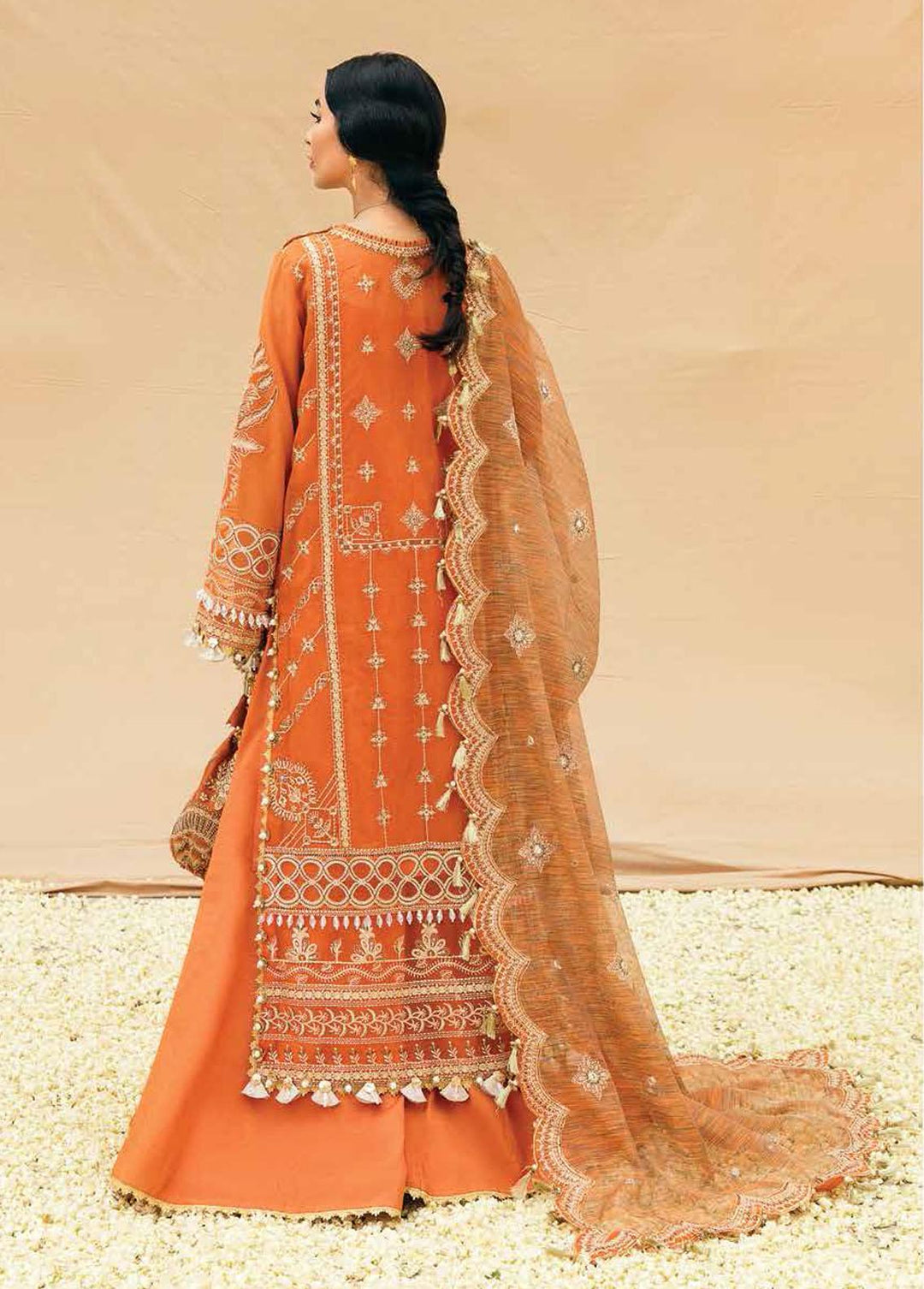 Dhoop Kinara By Afrozeh Embroidered  Suits Unstitched 3 Piece AF22DK 09 Amira - Luxury Formals Collection