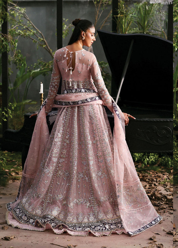 Afrozeh Embroidered Chiffon Suits Unstitched 3 Piece AF25LF D-06 Zeal - Formals Collection