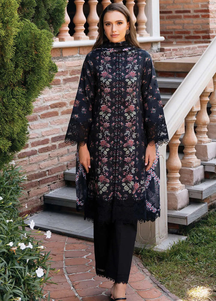 Afrozeh Embroidered Lawn Suit Unstitched 3 Piece AF25DH D-07 Lorien A - Summer Collection