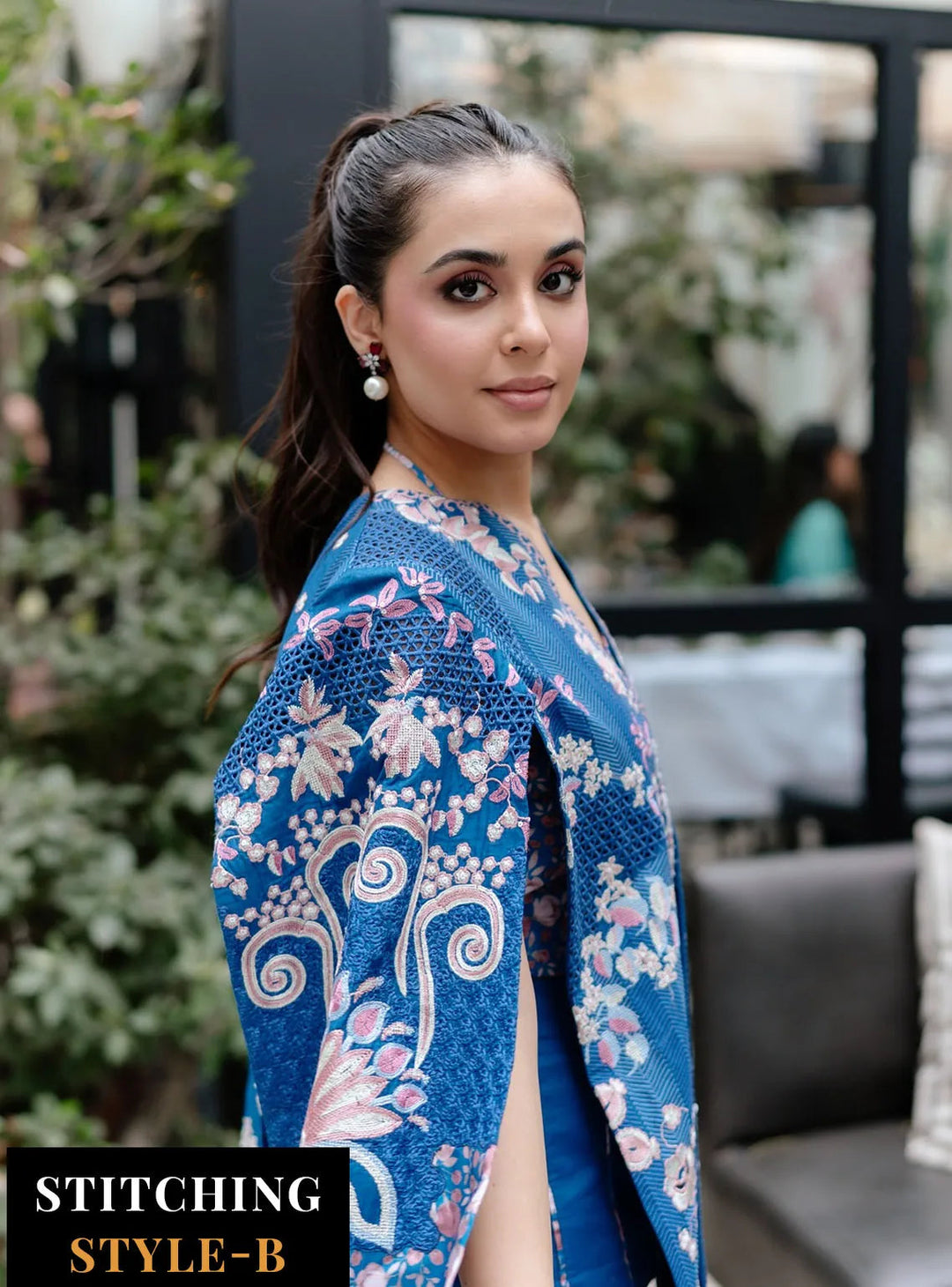 Afrozeh Embroidered Lawn Suits Unstitched 3 Piece AF25UL25 D-05 Eclipse - Luxury Collection