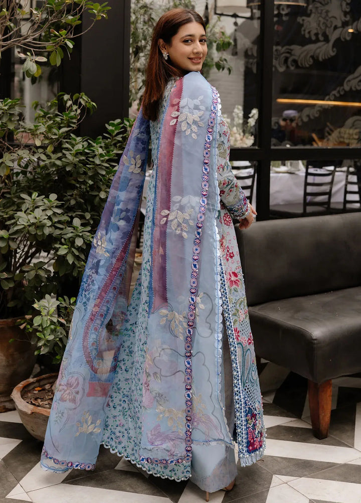 Afrozeh Embroidered Lawn Suits Unstitched 3 Piece AF25UL25 D-07 Presta - Luxury Collection