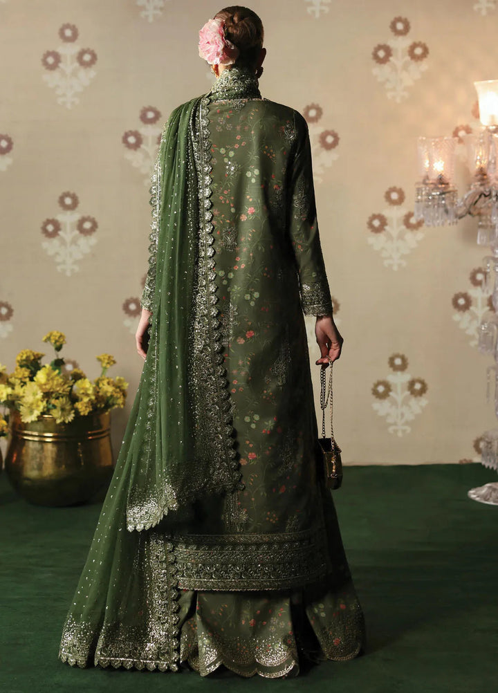 Afrozeh Embroidered Silk Suits Unstitched 3 Piece AF25DS D-05 Zeba - Formals Collection