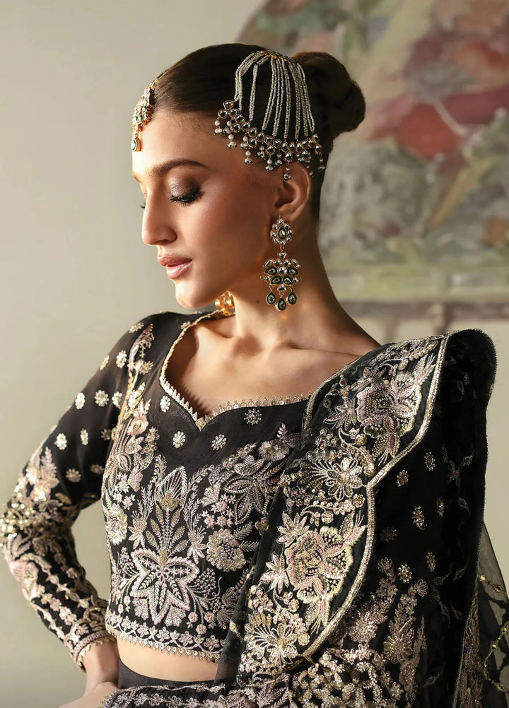 Afrozeh Embroidered Silk Suits Unstitched 3 Piece AF25DS D-06 Husnara - Formals Collection
