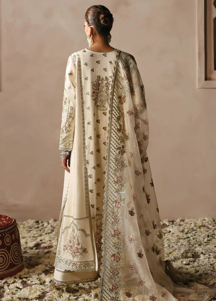 Afrozeh Embroidered Silk Suits Unstitched 3 Piece AF25DS D-07 Arjumand - Formals Collection