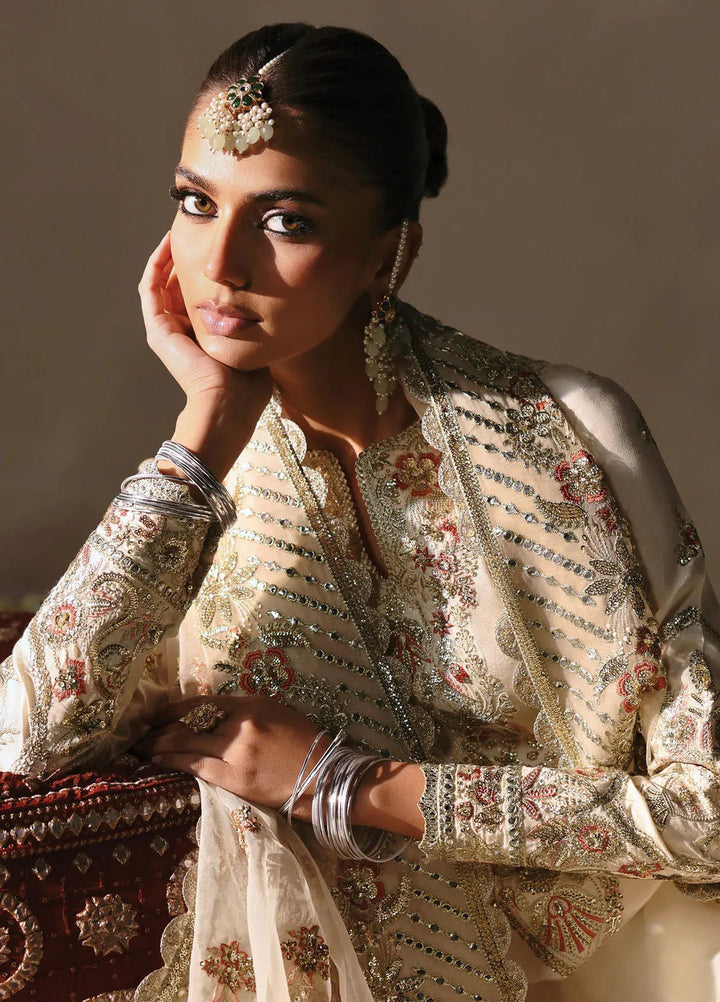 Afrozeh Embroidered Silk Suits Unstitched 3 Piece AF25DS D-07 Arjumand - Formals Collection