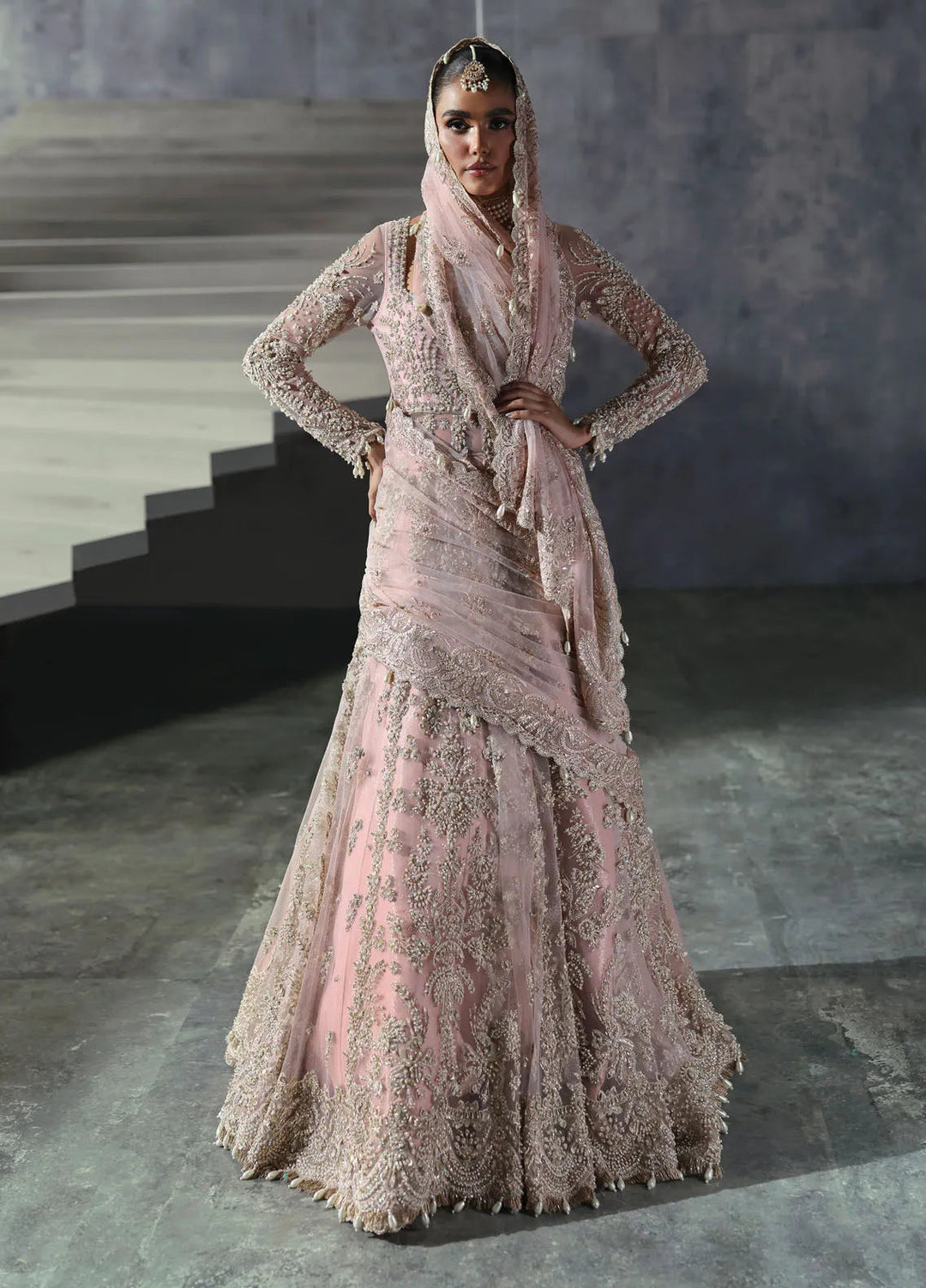 Afrozeh Embroidered Suits Unstitched 3 Piece D-02 Sofia - Bridal Collection