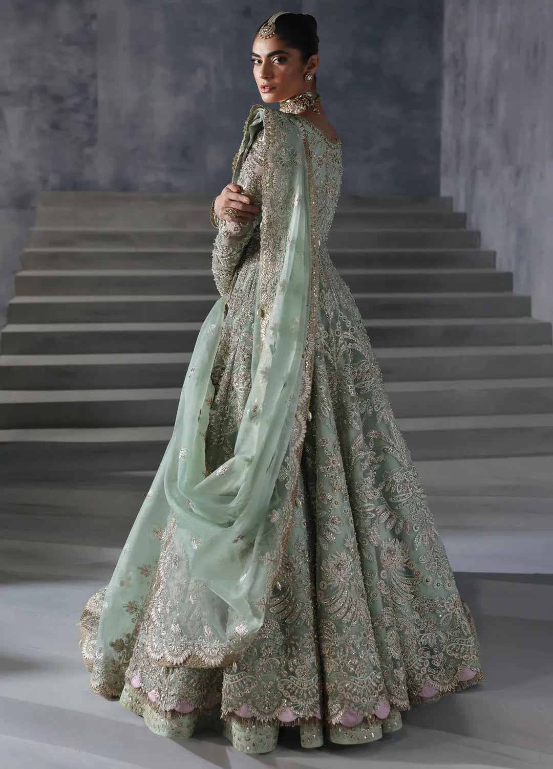 Afrozeh Embroidered Suits Unstitched 3 Piece D-03 Livia - Bridal Collection