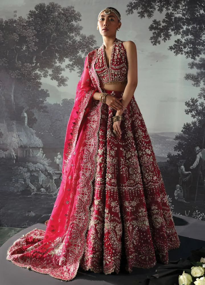 Afrozeh Embroidered Suits Unstitched 3 Piece D-07 Claude - Bridal Collection