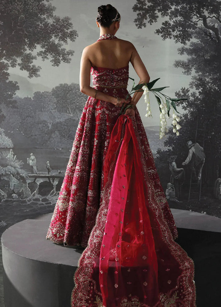 Afrozeh Embroidered Suits Unstitched 3 Piece D-07 Claude - Bridal Collection