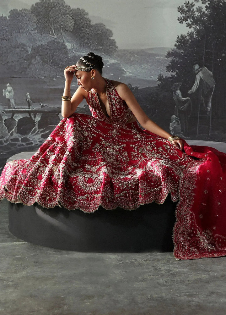 Afrozeh Embroidered Suits Unstitched 3 Piece D-07 Claude - Bridal Collection