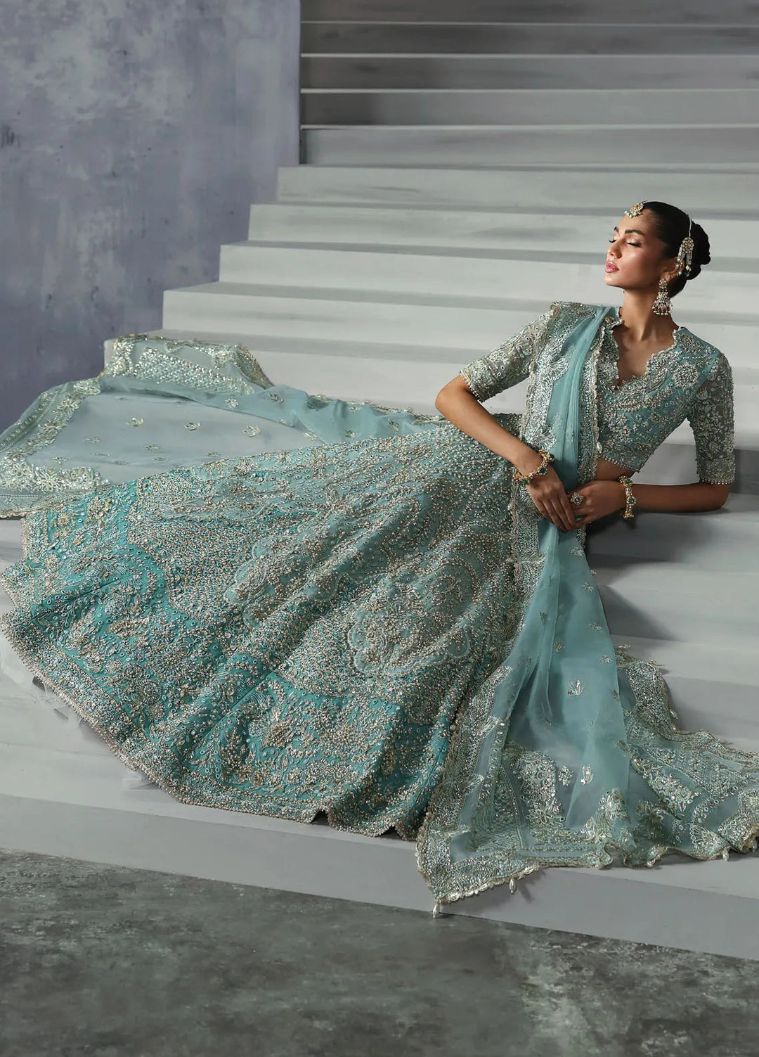 Afrozeh Embroidered Suits Unstitched 3 Piece D-08 Amore - Bridal Collection