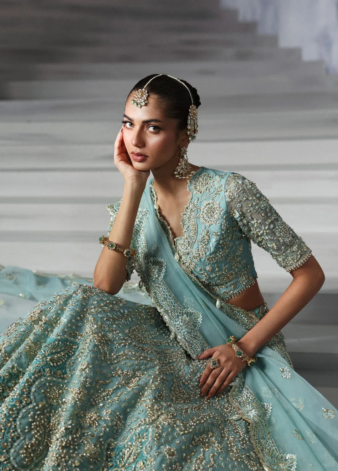 Afrozeh Embroidered Suits Unstitched 3 Piece D-08 Amore - Bridal Collection