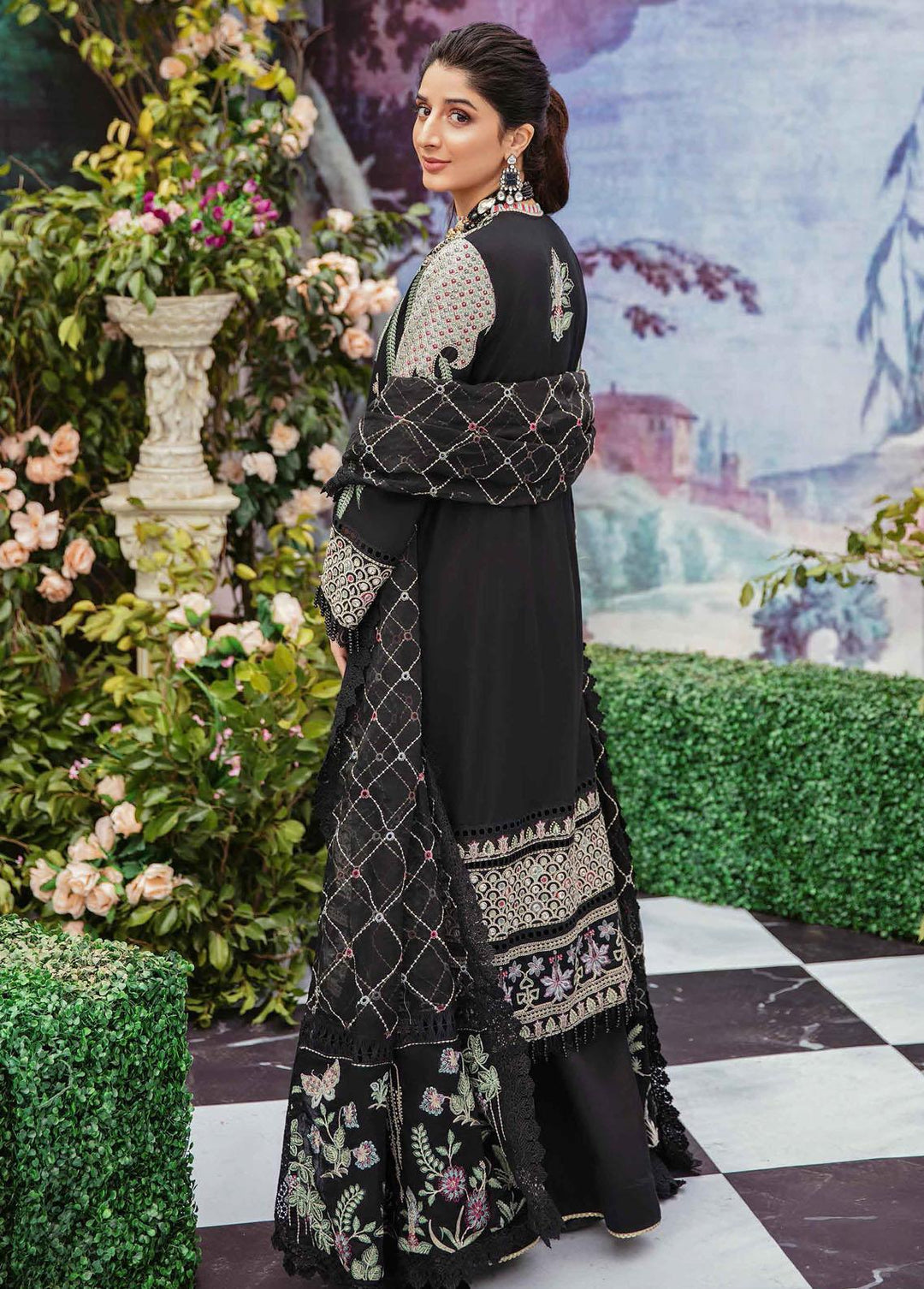 Garden of Eve by Afrozeh Embroidered Lawn Suits Unstitched 3 Piece AF22GL Athena - Summer Collection
