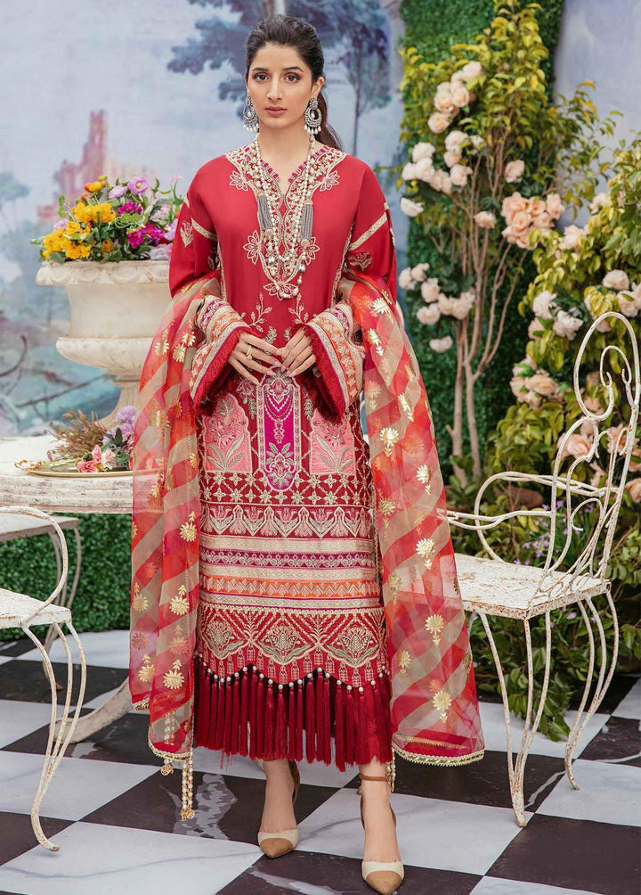 Garden of Eve by Afrozeh Embroidered Lawn Suits Unstitched 3 Piece AF22GL Clio - Summer Collection