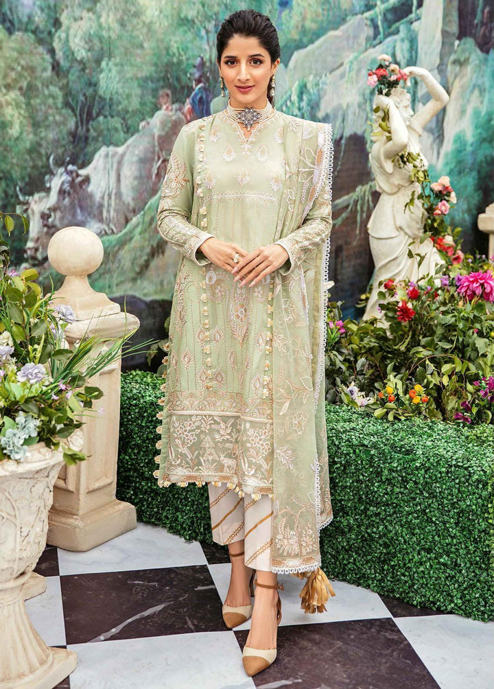 Garden of Eve by Afrozeh Embroidered Lawn Suits Unstitched 3 Piece AF22GL Cybele - Summer Collection