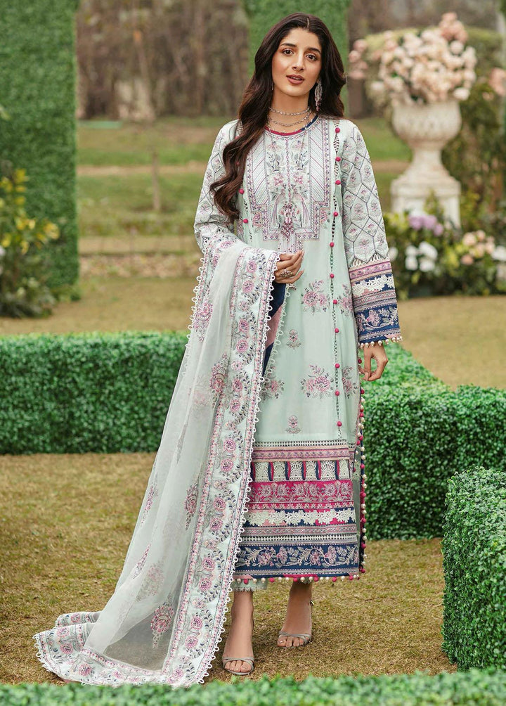 Garden of Eve by Afrozeh Embroidered Lawn Suits Unstitched 3 Piece AF22GL Zoi - Summer Collection