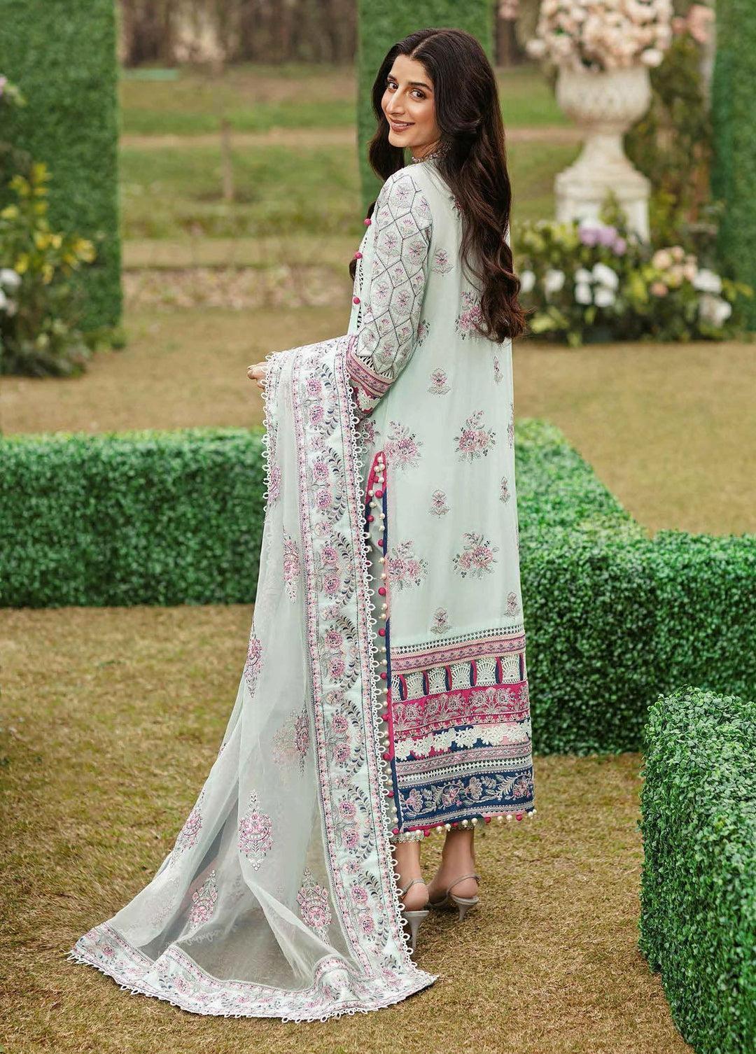 Garden of Eve by Afrozeh Embroidered Lawn Suits Unstitched 3 Piece AF22GL Zoi - Summer Collection