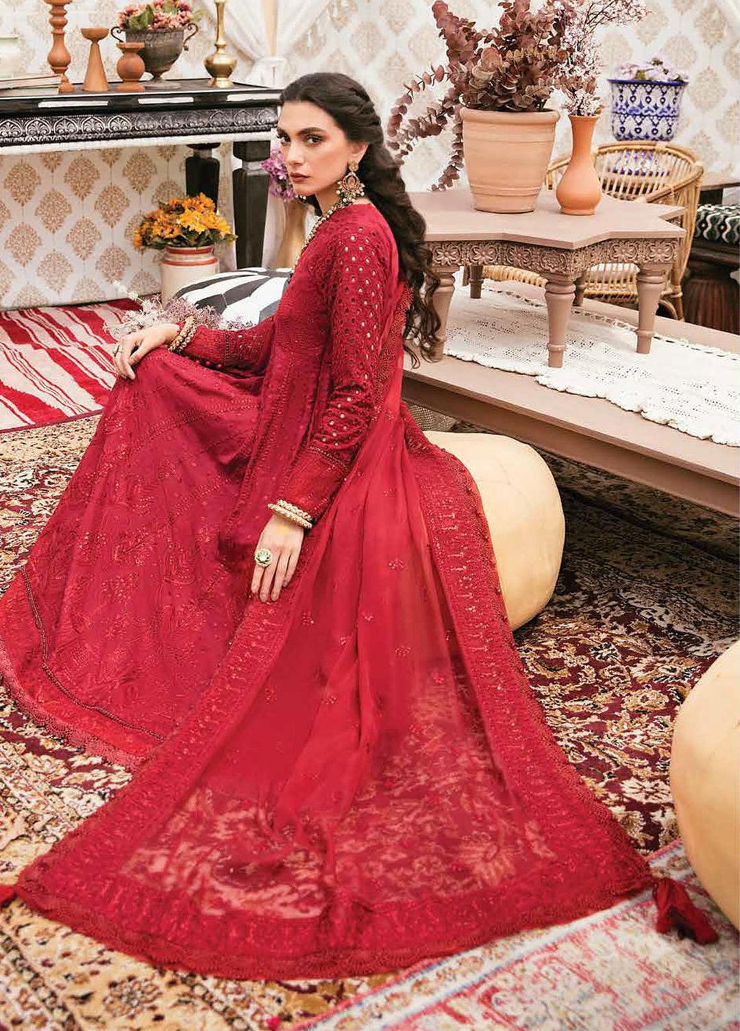 Gul Bahar By Afrozeh Embroidered Lawn Suits Unstitched 3 Piece AF22GB 01 Gulnaaz - Festive Collection