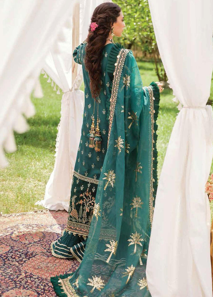 Gul Bahar By Afrozeh Embroidered Lawn Suits Unstitched 3 Piece AF22GB 02 Meeras - Festive Collection