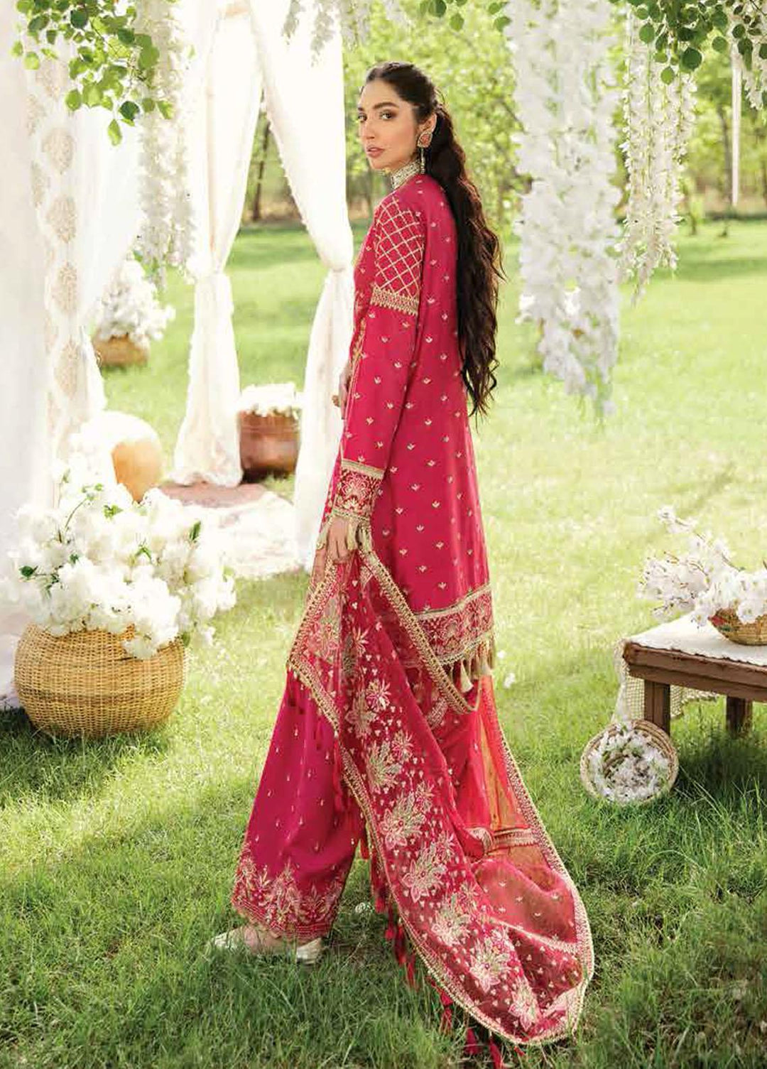 Gul Bahar By Afrozeh Embroidered Lawn Suits Unstitched 3 Piece AF22GB 05 Mehrnaz - Festive Collection