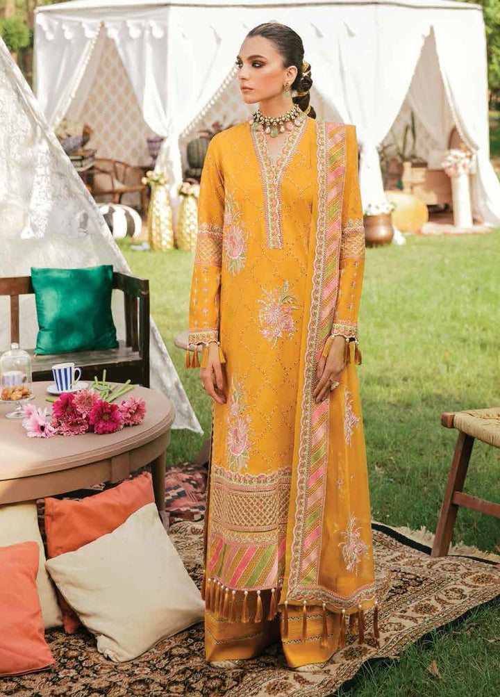 Gul Bahar By Afrozeh Embroidered Lawn Suits Unstitched 3 Piece AF22GB 06 Nuray - Festive Collection