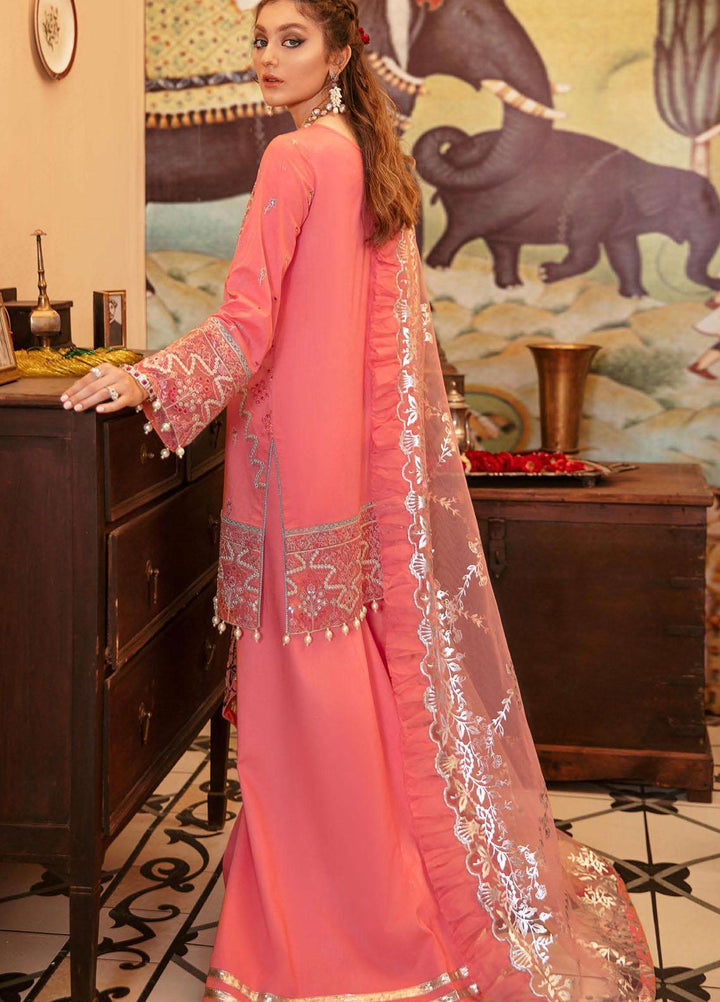 Gul Bahar By Afrozeh Embroidered Lawn Suits Unstitched 3 Piece AF21GB 07 Shabnam - Festive Collection