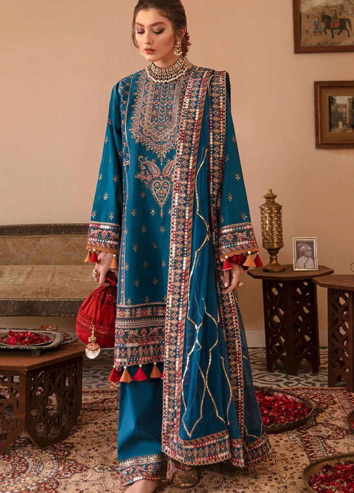 Gul Bahar By Afrozeh Embroidered Lawn Suits Unstitched 3 Piece AF21GB 09 Mahmir - Festive Collection