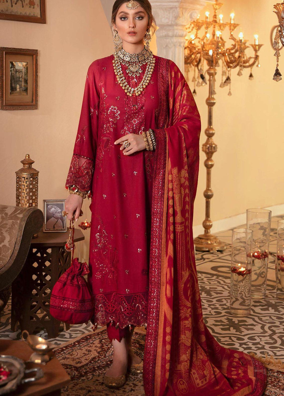 Gul Bahar By Afrozeh Embroidered Lawn Suits Unstitched 3 Piece AF21GB 10 Dil Saaz - Festive Collection