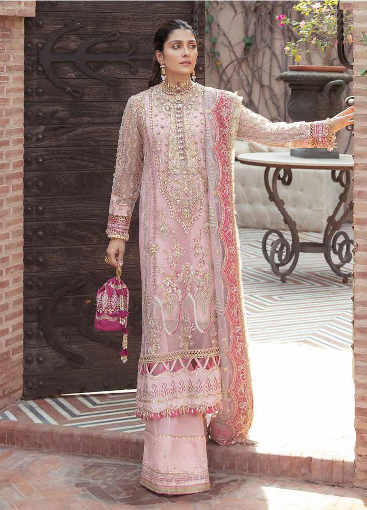 Afrozeh Embroidered Net Suits Unstitched 3 Piece AF21HW INAYAT - Formals Wedding  Collection