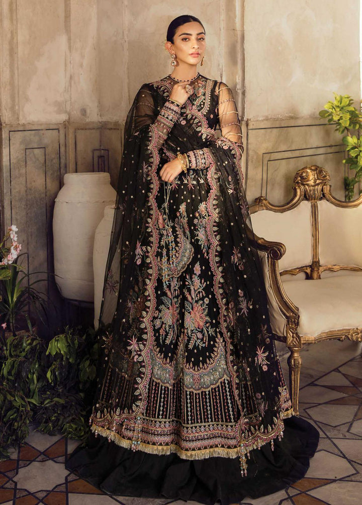 La Fuchsia By Afrozeh Embroidered Net Suits Unstitched 3 Piece AF22WD 08 Kezia - Wedding Collection