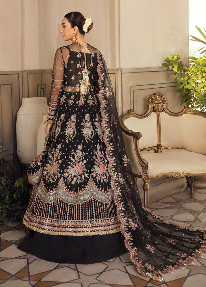 La Fuchsia By Afrozeh Embroidered Net Suits Unstitched 3 Piece AF22WD 08 Kezia - Wedding Collection