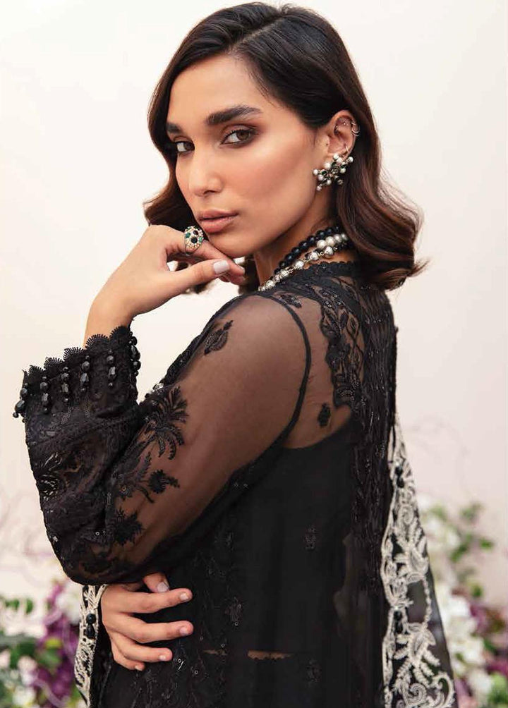 La Fuschsia By Afrozeh Embroidered Organza Suits Unstitched 3 Piece AF23LF 005 Kiera - Festive Collection