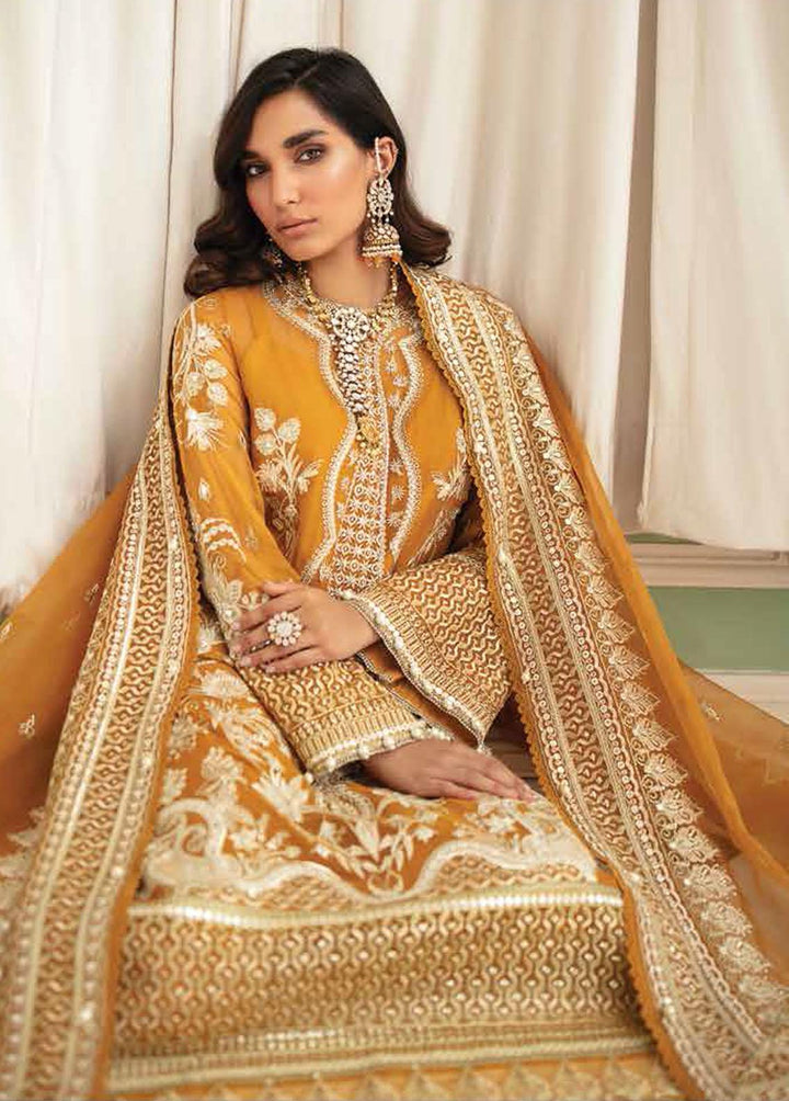 La Fuschsia By Afrozeh Embroidered Chiffon Suits Unstitched 3 Piece AF23LF 008 Serene - Festive Collection