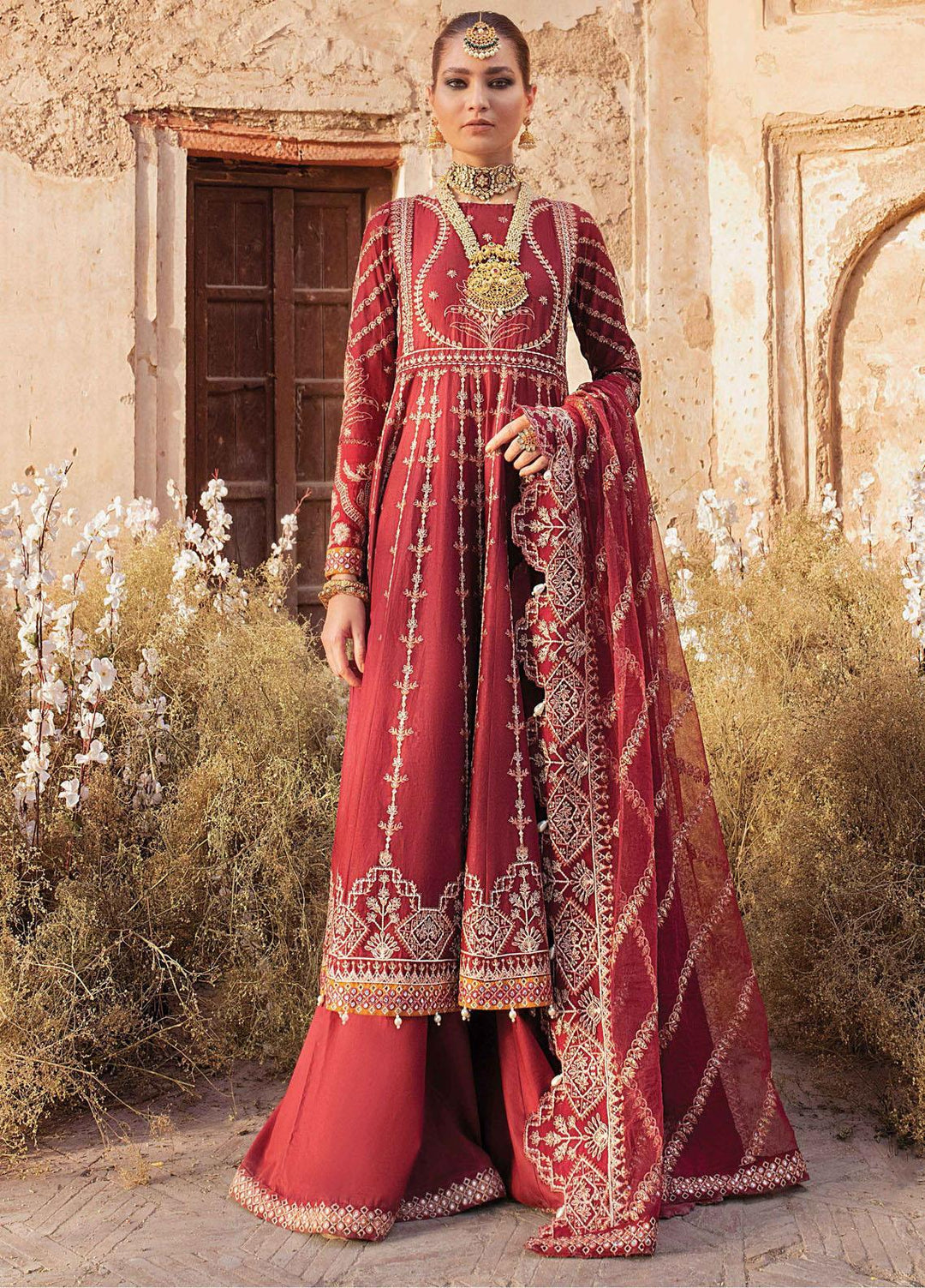 Afrozeh Embroidered Lawn Suits Unstitched 3 Piece AF21L 03 Floraison - Luxury Collection
