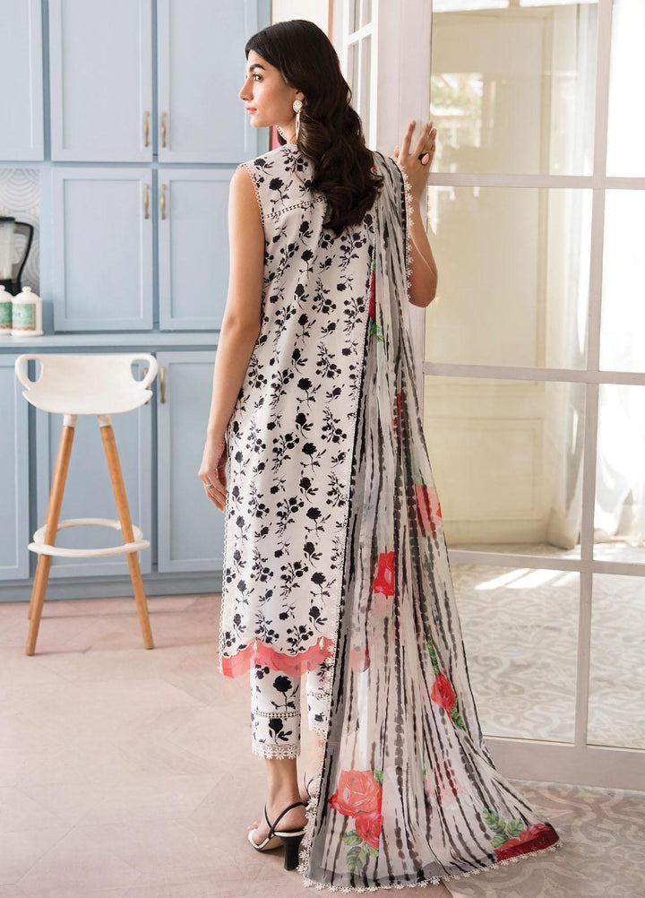 Afrozeh Embroidered Lawn Suits Unstitched 3 Piece AF23P Sandy Shore - Summer Collection