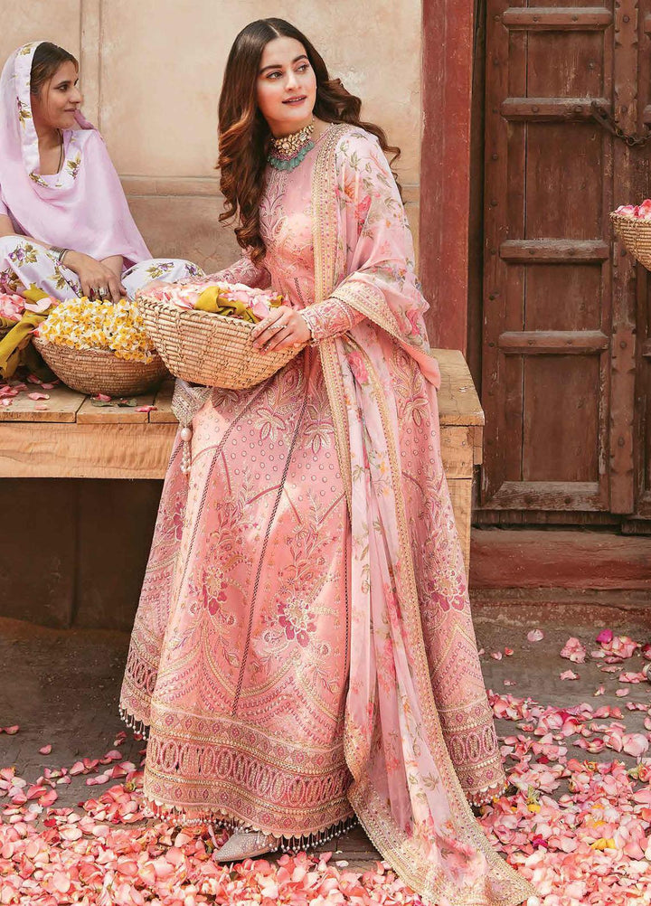 Shabnami By Afrozeh Embroidered Lawn Suits Unstitched 3 Piece AF22S 01 Pareesa - Festive Collection
