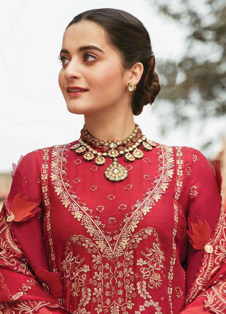 Shabnami By Afrozeh Embroidered Lawn Suits Unstitched 3 Piece AF22S 02 Arezou - Festive Collection