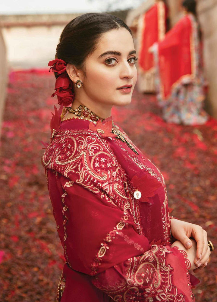 Shabnami By Afrozeh Embroidered Lawn Suits Unstitched 3 Piece AF22S 02 Arezou - Festive Collection