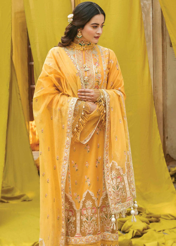 Shabnami By Afrozeh Embroidered Lawn Suits Unstitched 3 Piece AF22S 03 Sahiba - Festive Collection