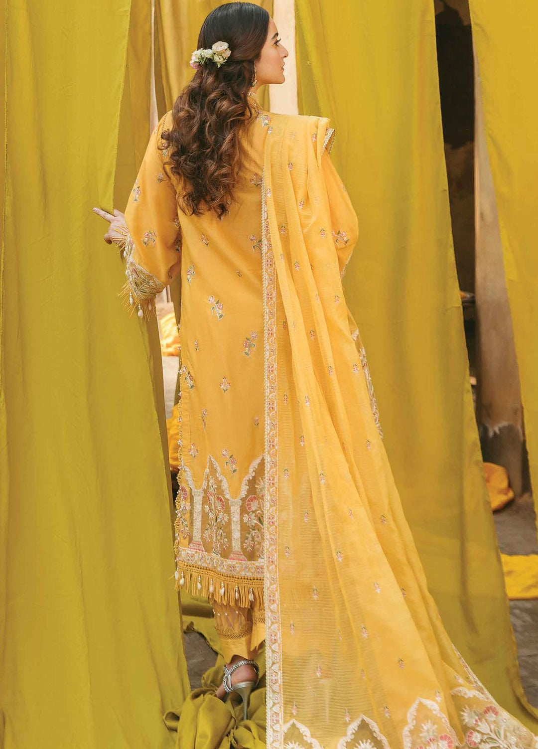 Shabnami By Afrozeh Embroidered Lawn Suits Unstitched 3 Piece AF22S 03 Sahiba - Festive Collection