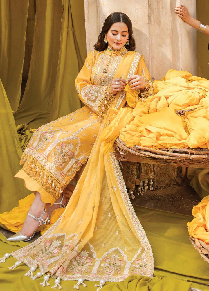 Shabnami By Afrozeh Embroidered Lawn Suits Unstitched 3 Piece AF22S 03 Sahiba - Festive Collection