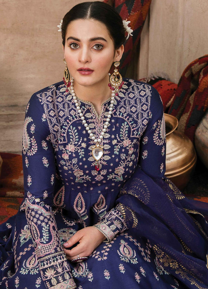 Shabnami By Afrozeh Embroidered Lawn Suits Unstitched 3 Piece AF22S 04 Dur-e-Khanai - Festive Collection