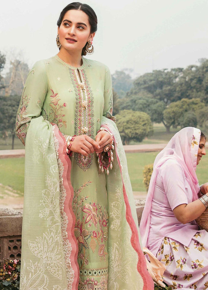 Shabnami By Afrozeh Embroidered Lawn Suits Unstitched 3 Piece AF22S 05 Haani - Festive Collection