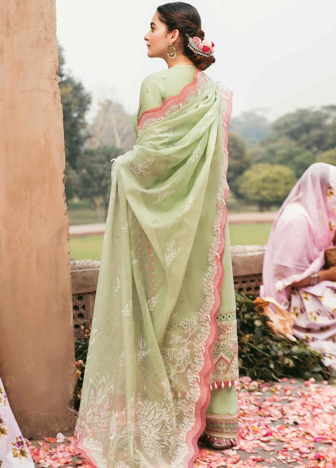 Shabnami By Afrozeh Embroidered Lawn Suits Unstitched 3 Piece AF22S 05 Haani - Festive Collection